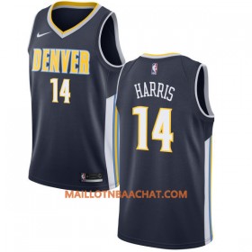 Maillot NBA Denver Nuggets Gary Harris 14 Nike 2017-18 Navy Swingman - Homme